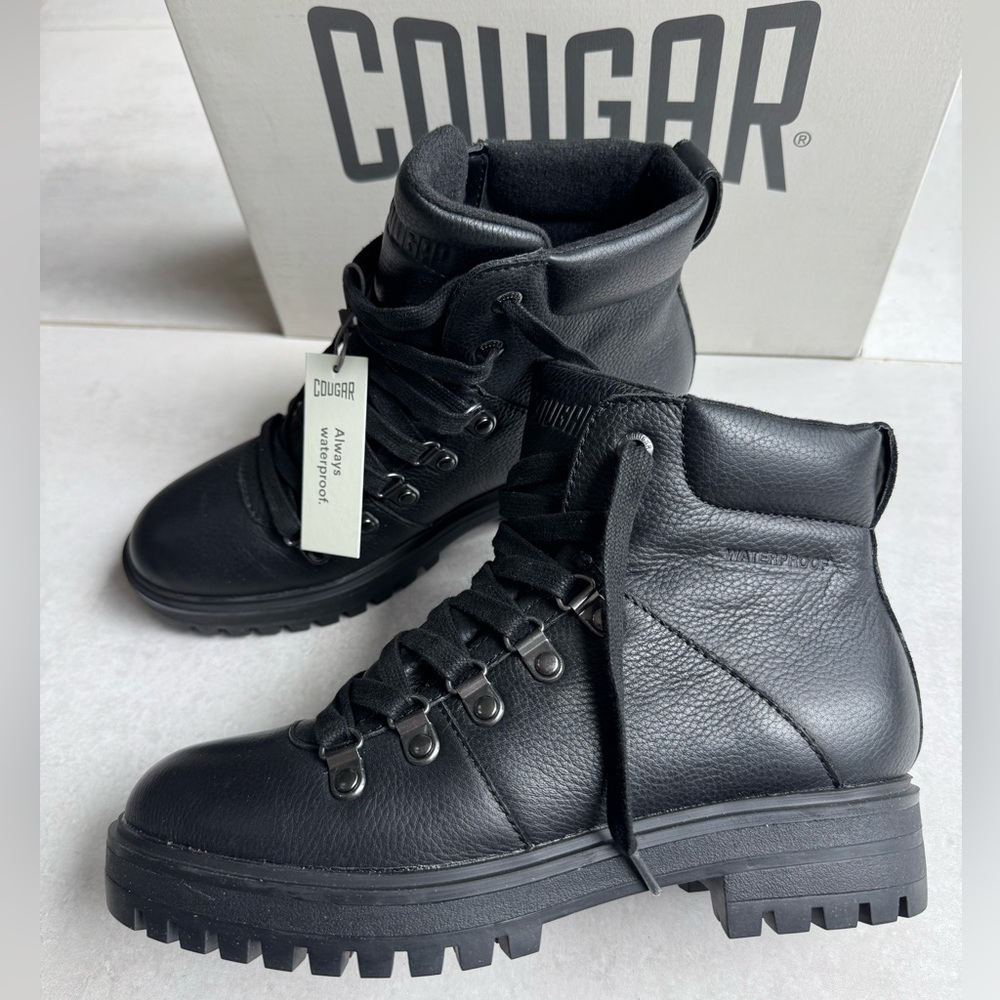 NWT - Cougar Waterproof Leather Boots